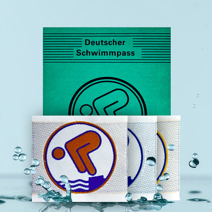 Deutsches Schwimmabzeichen Kombipack (Aufnäher und Pass)